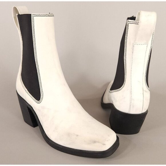 Rag & Bone Axis Boots Size 36 US 6 Womens Antique White Distressed $515 - Picture 2 of 14